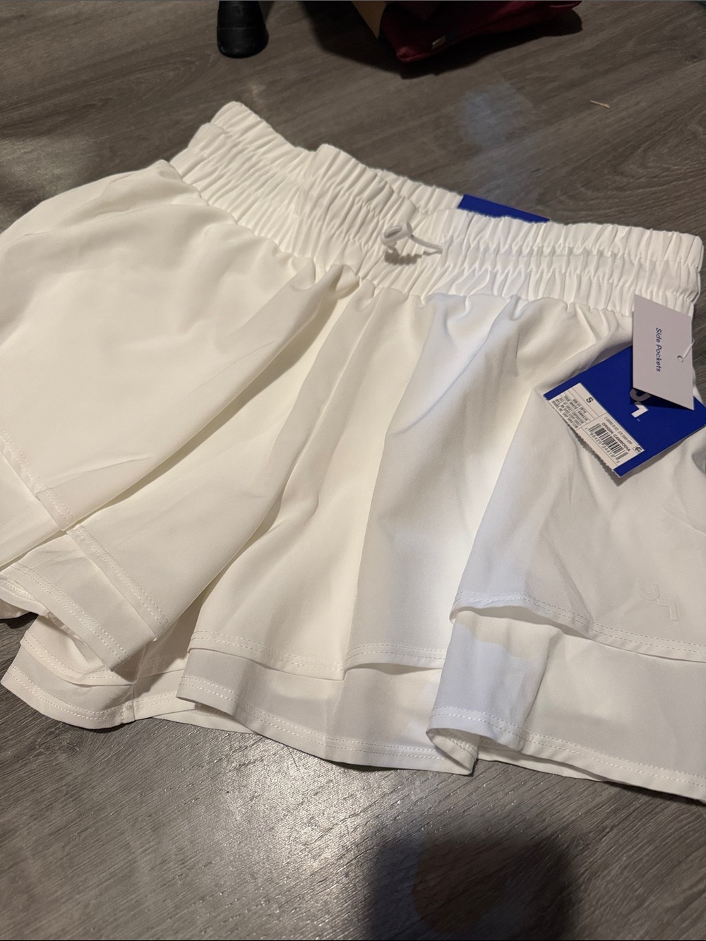 JoyLab White Athletic Skort with Elastic Waistband